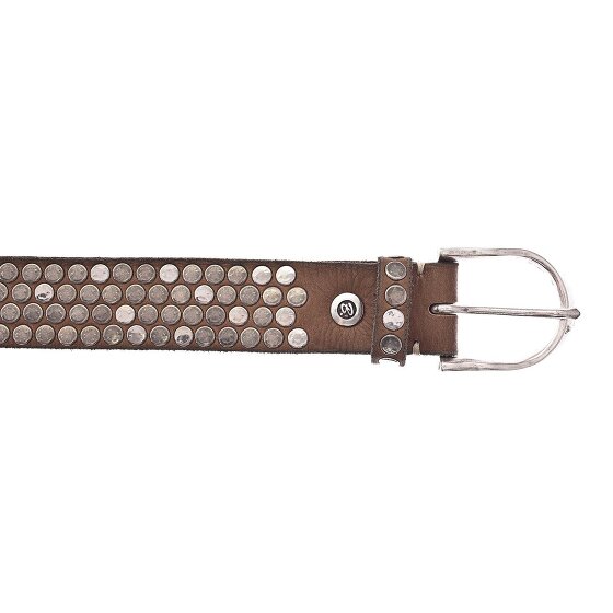 b.belt Studded riem leer