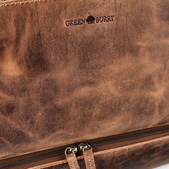 Greenburry Vintage Weekender reistas Leer 51 cm