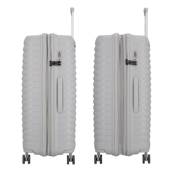 d&n Travel Line 4500 4 wielen Trolley L 75 cm met uitbreidingsplooi