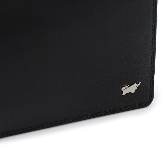 Braun Büffel Golf 3.0 Portemonnee RFID-bescherming Leer 12 cm