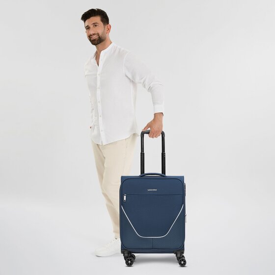 Stratic taska 4-Wiel Cabin Trolley S 55 cm met uittrekbare plooi