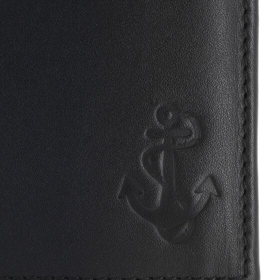 oxmox Leather Portemonnee RFID-bescherming Leder 13 cm