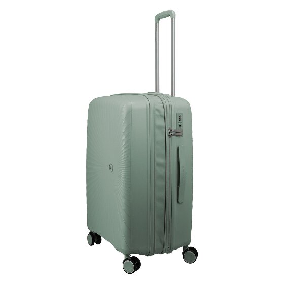 Travelite Tamaris x Travelite Voyaage 4 wielen Trolley M 76 cm met uitbreidingsplooi