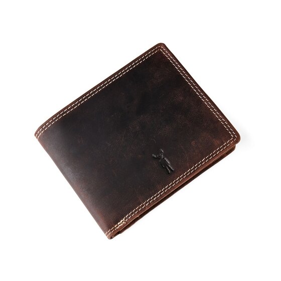 Jack Kinsky Baltimore 101 Portemonnee RFID-bescherming Leer 13 cm