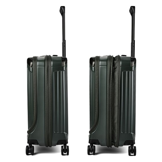 Piquadro PQ-Light 4 wielen Cabinewagen S 56 cm Laptopvak met uitbreidingsplooi