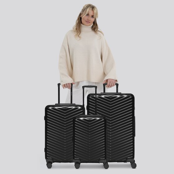 Redolz Essentials 18 4 wielen Kofferset 3-delig met uitbreidingsplooi