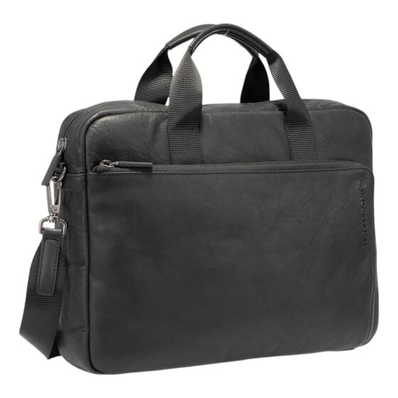 Strellson Clapton Koffer Leer 39 cm Laptop compartiment