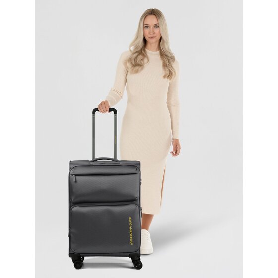 Mandarina Duck Zephyr 4 wielen Trolley M 67 cm met uitbreidingsplooi