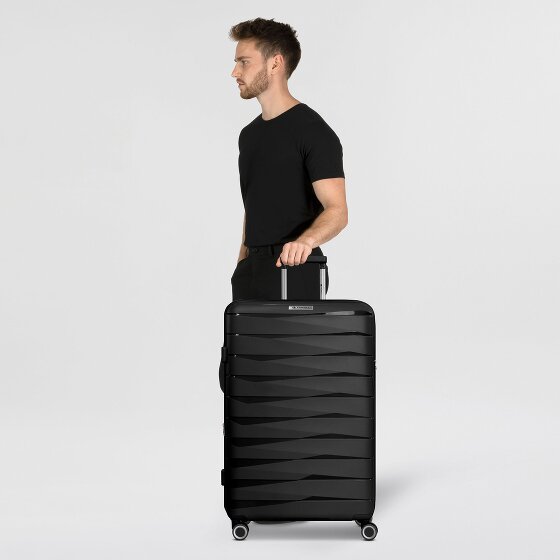 Franky London 4 wielen Trolley L 74 cm met uitbreidingsplooi
