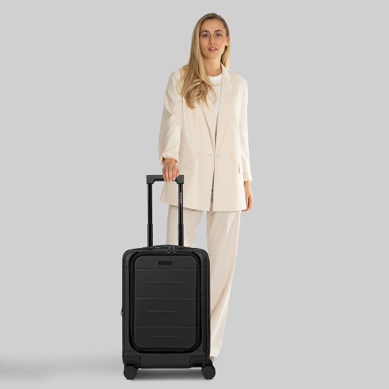 Police London 4 wielen Cabinewagen 55 cm Laptop compartiment met uitbreidingsplooi