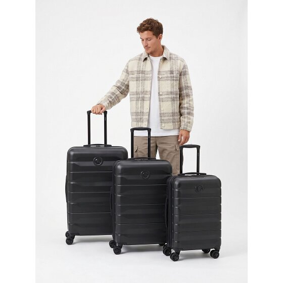 Delsey Paris Air Armour 4 wielen Kofferset 3-delig met uitbreidingsplooi