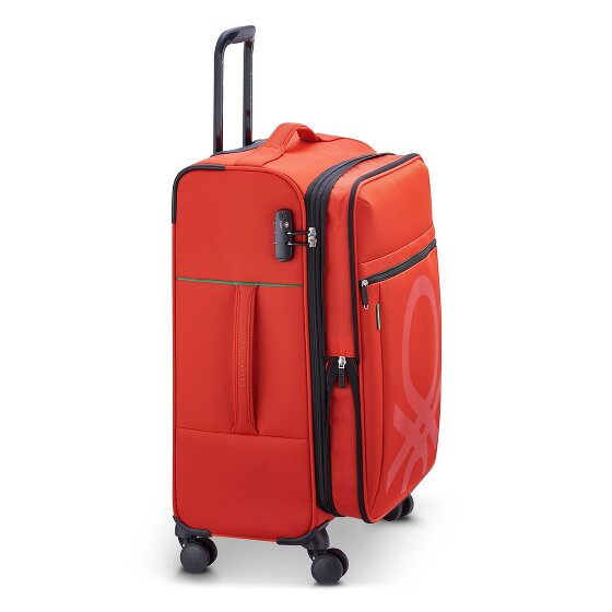 Delsey Paris Delsey Paris x United Colors of Benetton 4 wielen Kofferset 3-delig met uitbreidingsplooi