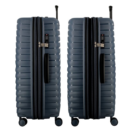 Jump Xwave 4 wielen Trolley 76 cm met uitbreidingsplooi