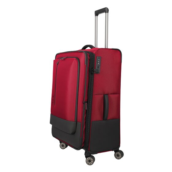Travelite Crosslite 5.0 4 wielen Trolley L 77 cm met uitbreidingsplooi