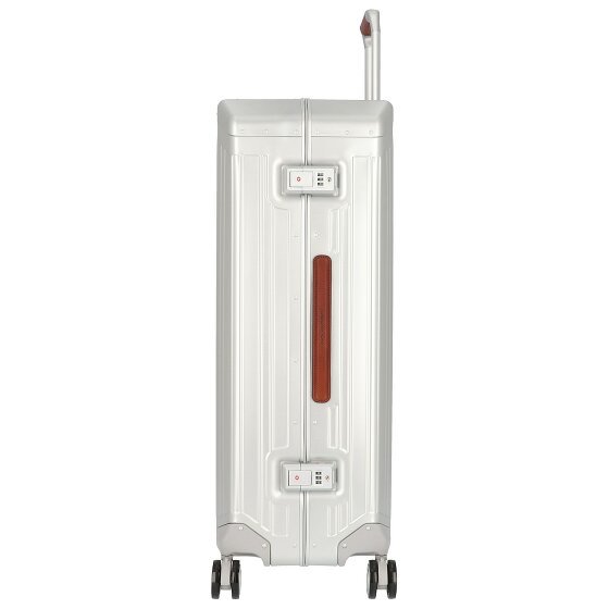 Piquadro Aluminium Trolley met 4 wielen, 79 cm