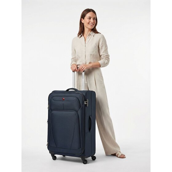 Wenger Beaumont 4 wielen Trolley L 78 cm met uitbreidingsplooi