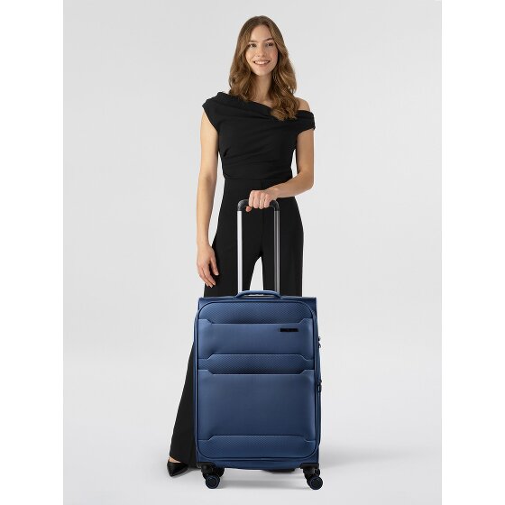 Cocoono Mauritius 4 wielen Trolley M 70 cm met uitbreidingsplooi