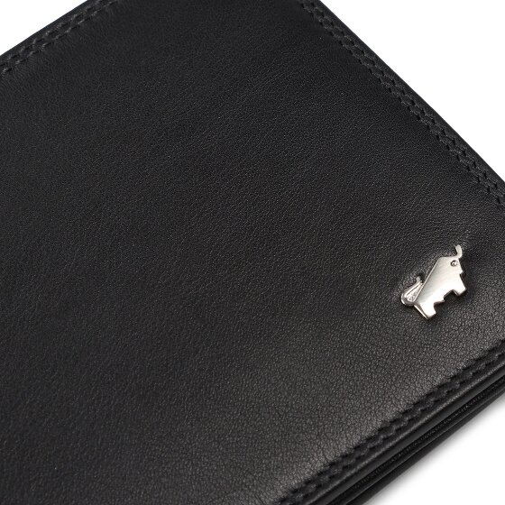 Braun Büffel Golf 3.0 Portemonnee RFID-bescherming Leer 12 cm