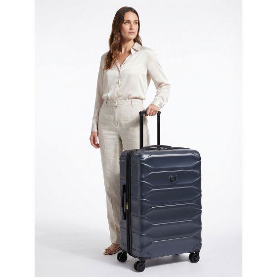 Delsey Paris Meteor 4 wielen Trolley L 78 cm met uitbreidingsplooi