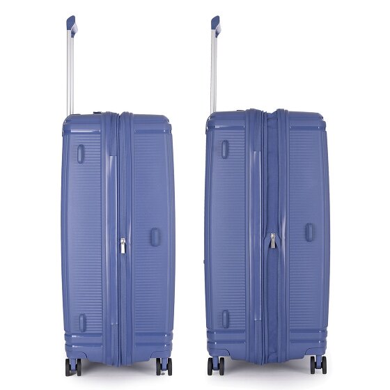 Stratic Straw T 4 wielen Trolley L 76 cm met uitbreidingsplooi