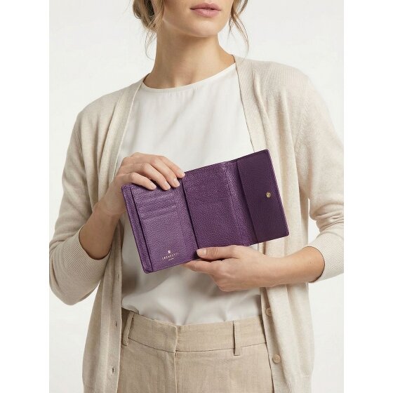 Lazarotti Bologna leer XL portemonnee met ritsvak leer 14 cm