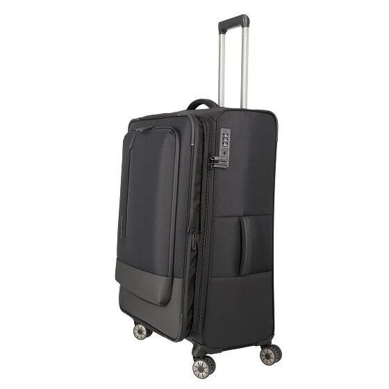 Travelite Crosslite 4 wielen Trolley L 77 cm met uitbreidingsplooi