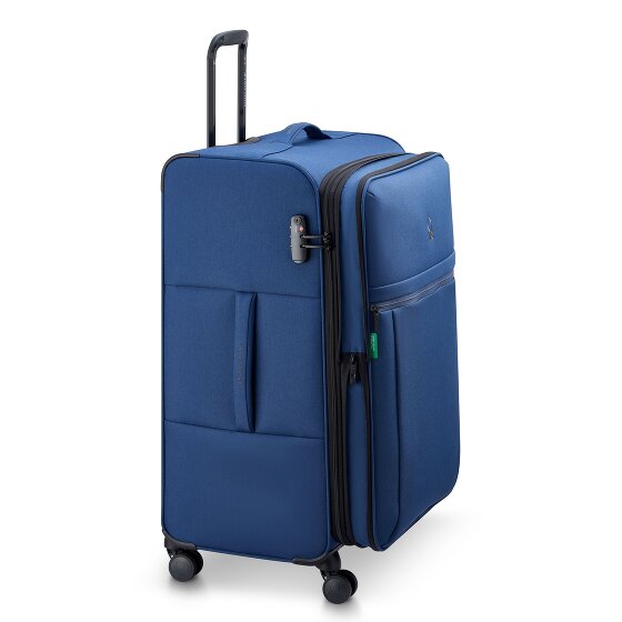 Delsey Paris x United Colors of Benetton BE 4-wiel trolley L 76 cm met rekbare vouw