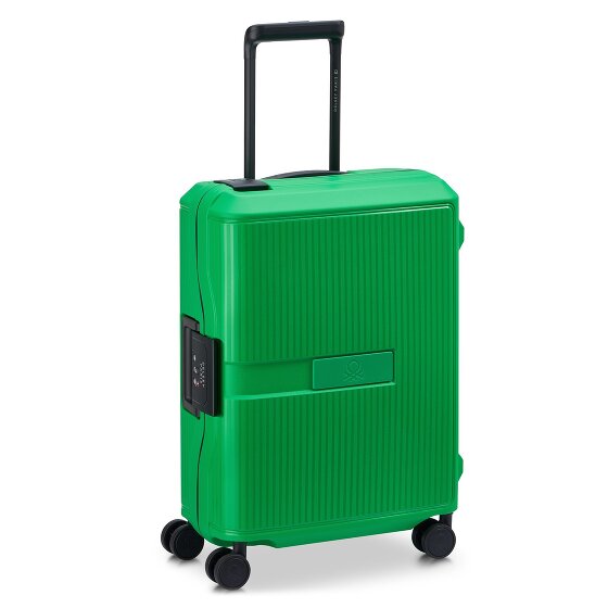Delsey Paris x United Colors of Benetton Color Block Hardside 4-wiel cabine trolley 55 cm