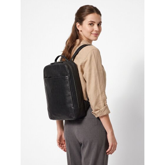 Jost Glasgow Dagrugzak RFID-bescherming Leder 44 cm Laptopvak