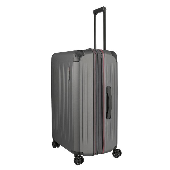 Travelite Dynamiic 4 wielen Trolley L 76 cm met uitbreidingsplooi