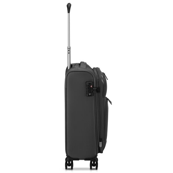 Roncato Twin 4 wielen Cabinewagen S 55 cm met uitbreidingsplooi