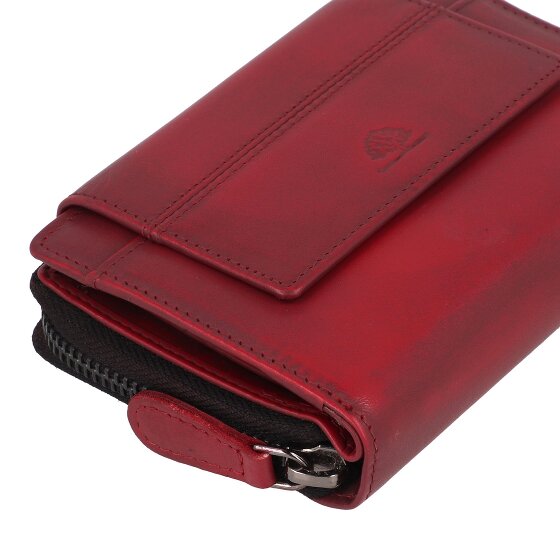 Greenburry Destressed Portemonnee RFID-bescherming Leer 13.5 cm