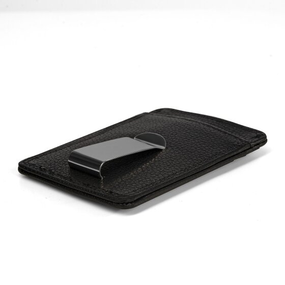 Redolz Leather Essentials creditcardhouder RFID leer 7 cm met geldclip
