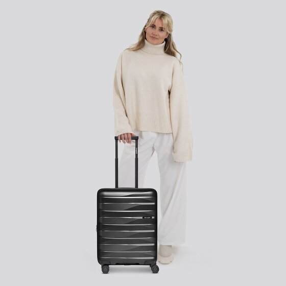 Bergpfeil Travel 4-wiel cabine trolley S 55 cm met uitbreidingsplooi