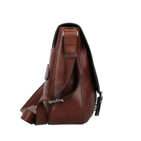 The Bridge Cesare Aktetas Messenger Leer 38 cm Laptop compartiment