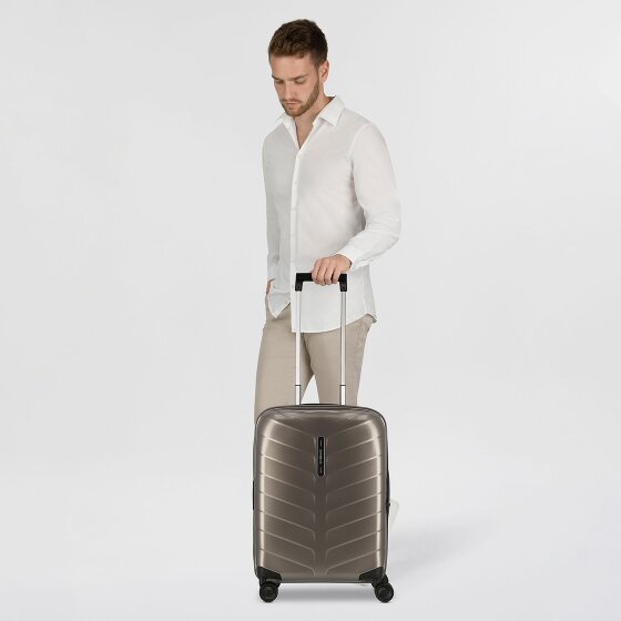 Samsonite Attrix 4 wielen Cabinewagen 55 cm met uitbreidingsplooi