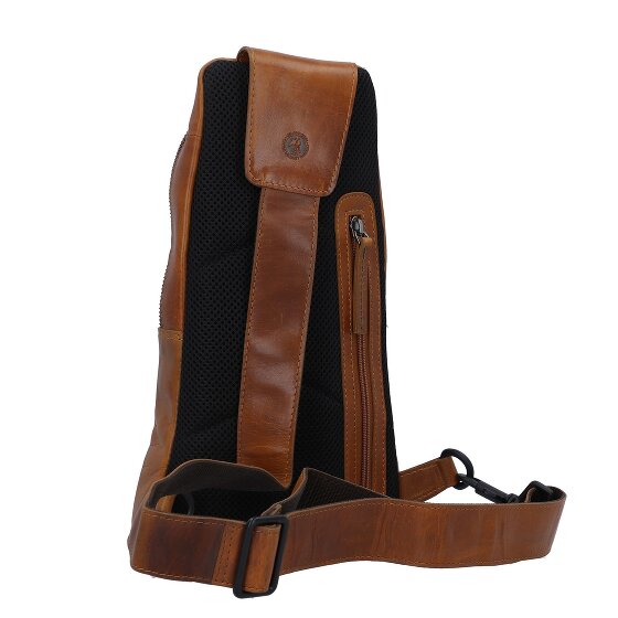 Greenburry Newport schoudertas leer 33 cm