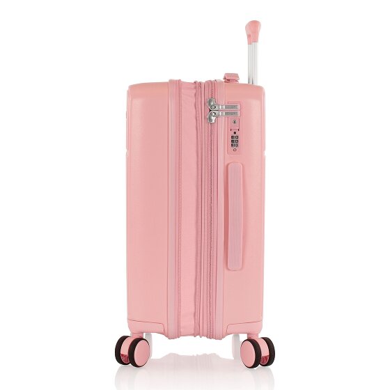 Heys Pastel 4 wielen Cabinewagen S 53 cm met uitbreidingsplooi