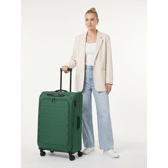Travelite Skaii 4 wielen Trolley L 78 cm met uitbreidingsplooi