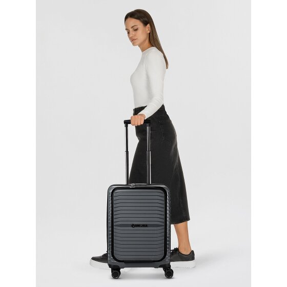 Stratic Bright + 4 wielen Cabinewagen 55 cm Laptop compartiment