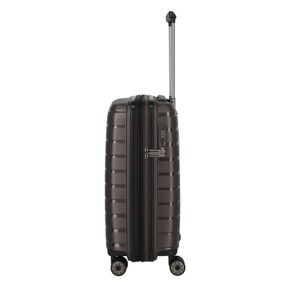 Travelite Air Base 4 wielen Cabinewagen 55 cm met uitbreidingsplooi