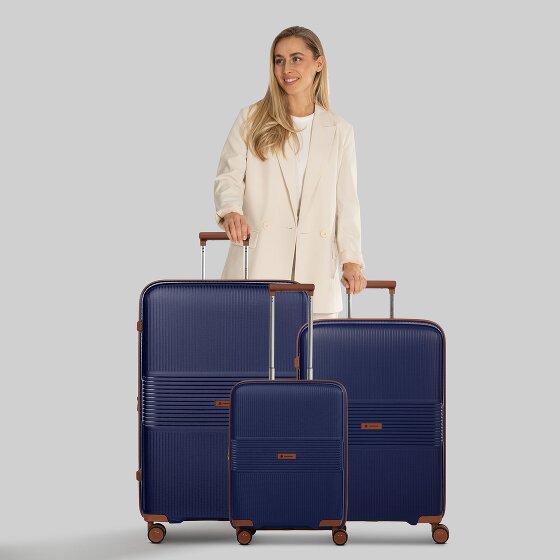 Farmhood Eco Edition 02 4 wielen Kofferset 3-delig met uitbreidingsplooi