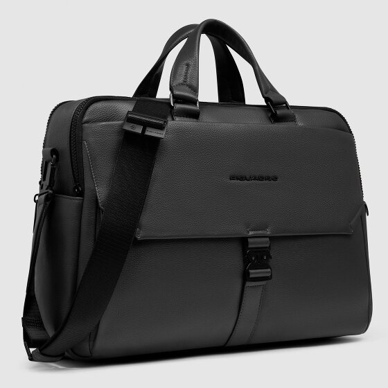 Piquadro Than Koffer Leer 30 cm Laptop compartiment