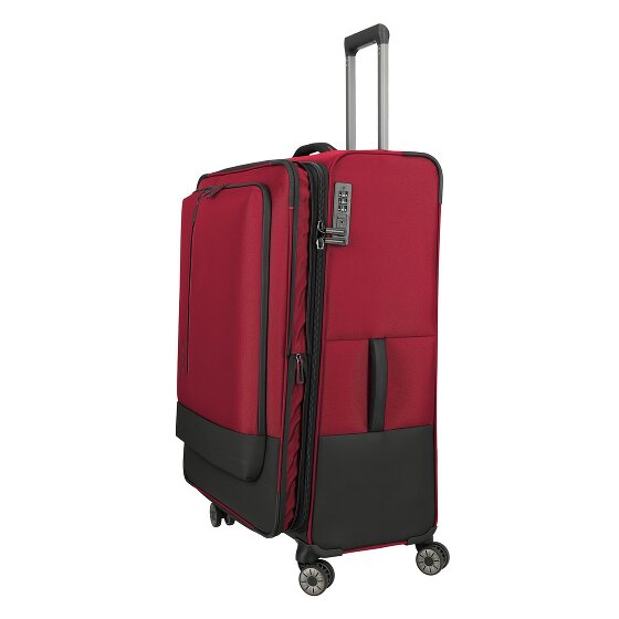 Travelite Crosslite 4 wielen Trolley XL 81 cm met uitbreidingsplooi