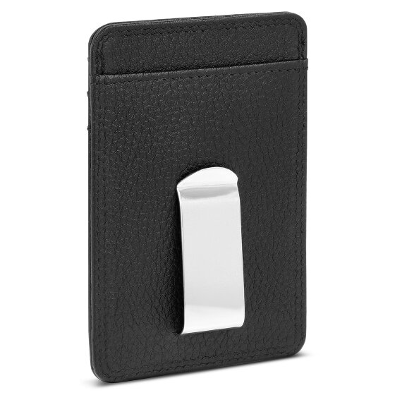 Redolz Leather Essentials creditcardhouder RFID leer 7 cm met geldclip