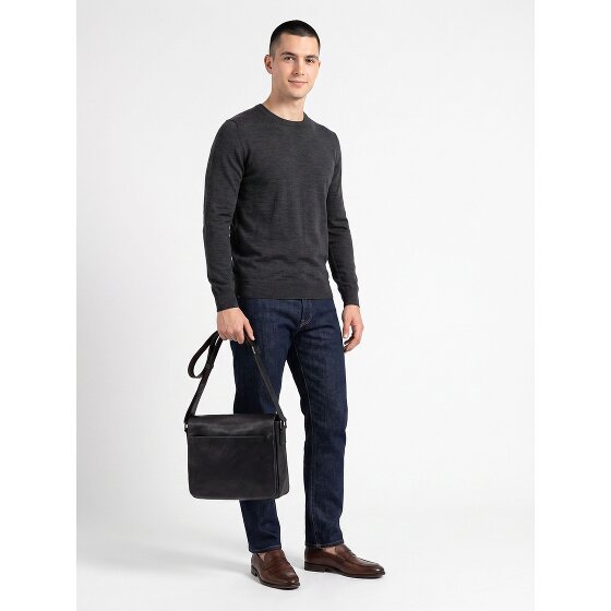 Jost Glasgow Aktentas RFID-bescherming Leder 34 cm Laptopvak