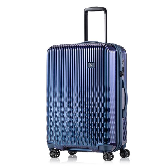 Pack Easy Flow 4 wielen Trolley M 66 cm met uitbreidingsplooi