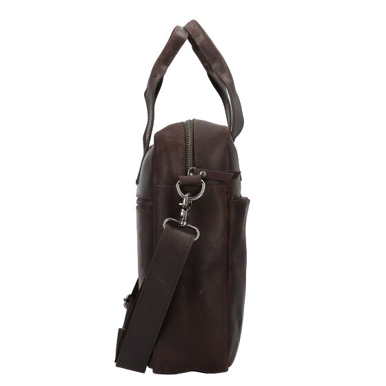 Burkely Vintage River aktetas Leer 41 cm Laptopcompartiment