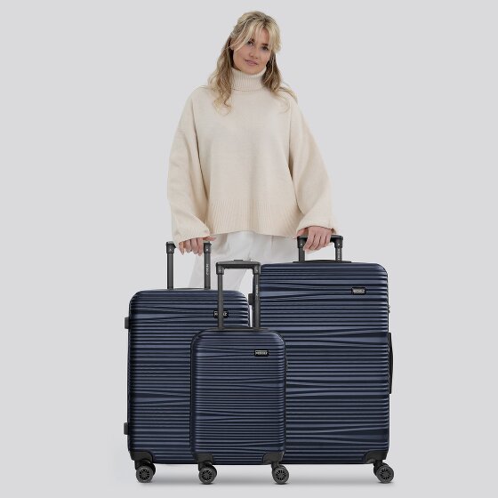Redolz Essentials 16 3-SET 4 wielen Kofferset 3-delig