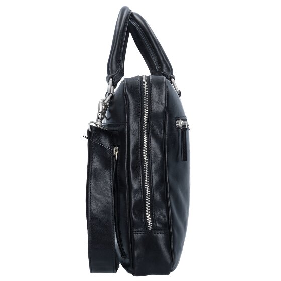 Leonhard Heyden Cambridge aktetas Leer 37 cm Laptopcompartiment